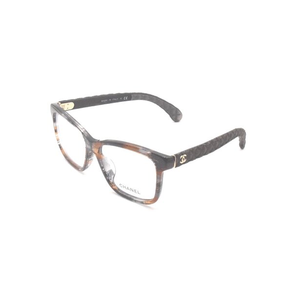 Chanel Eyeglasseses 3335 c. 1554 Brown Black Denim Frame 54 mm